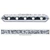 Dreamtime Crystal DC 77730 Rondelle Spacer Bars 5 Hole Crystal/Silver